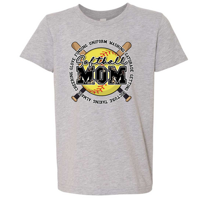 "All Things Softball Mom" T-Shirt