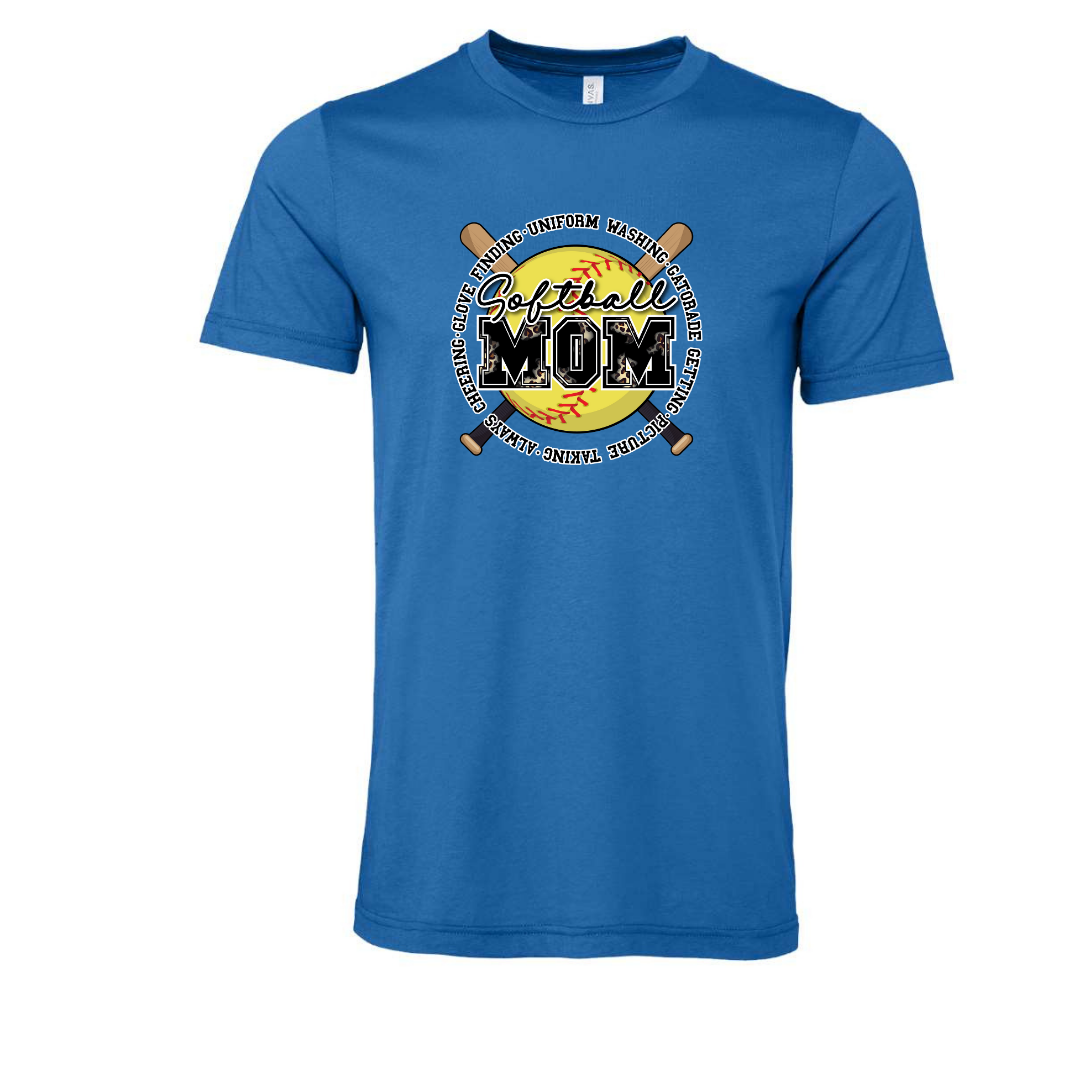"All Things Softball Mom" T-Shirt
