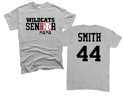 WHS Baseball Senior Shirt
